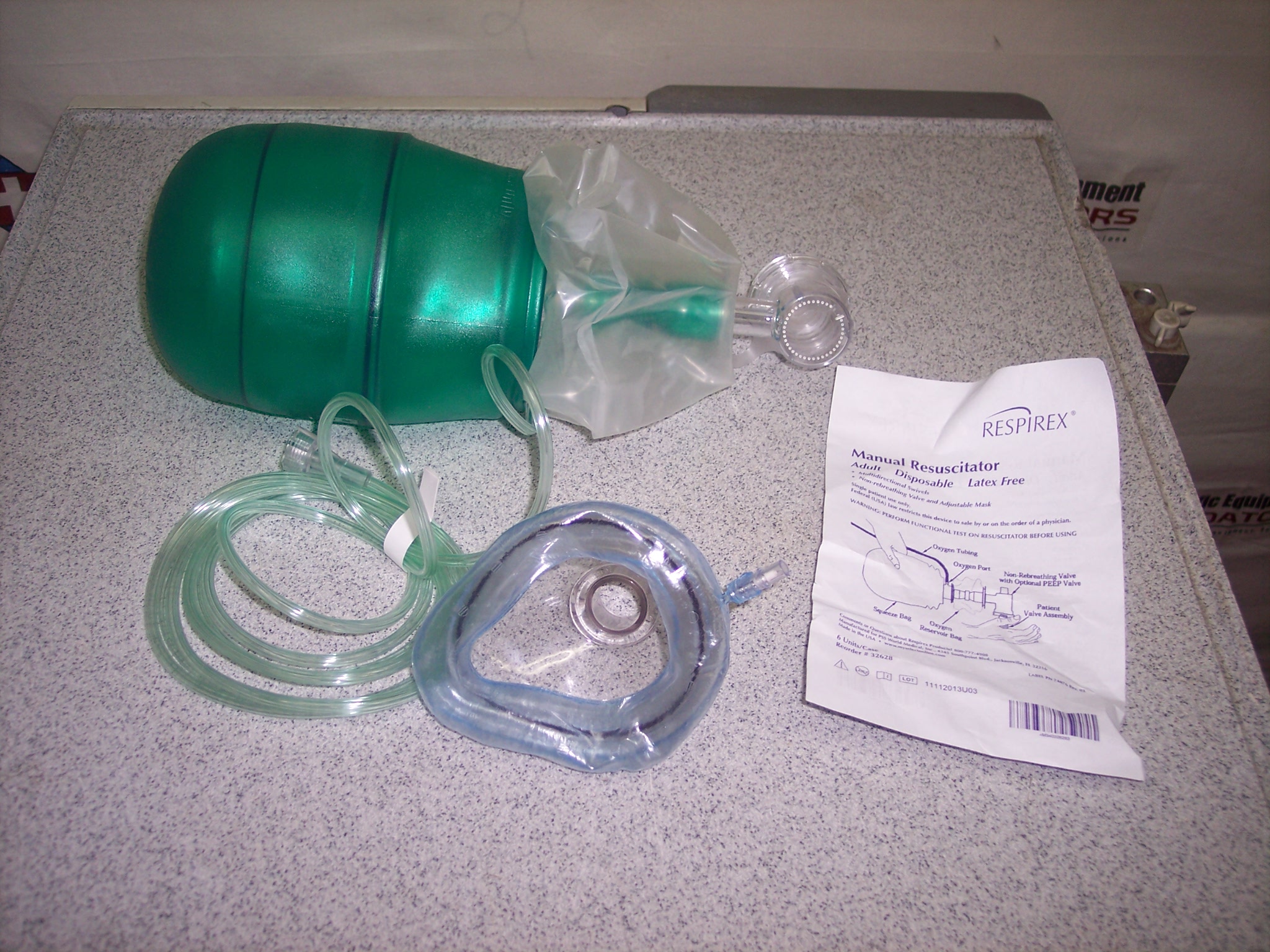Respirex 32628 Manual Adult Resuscitator