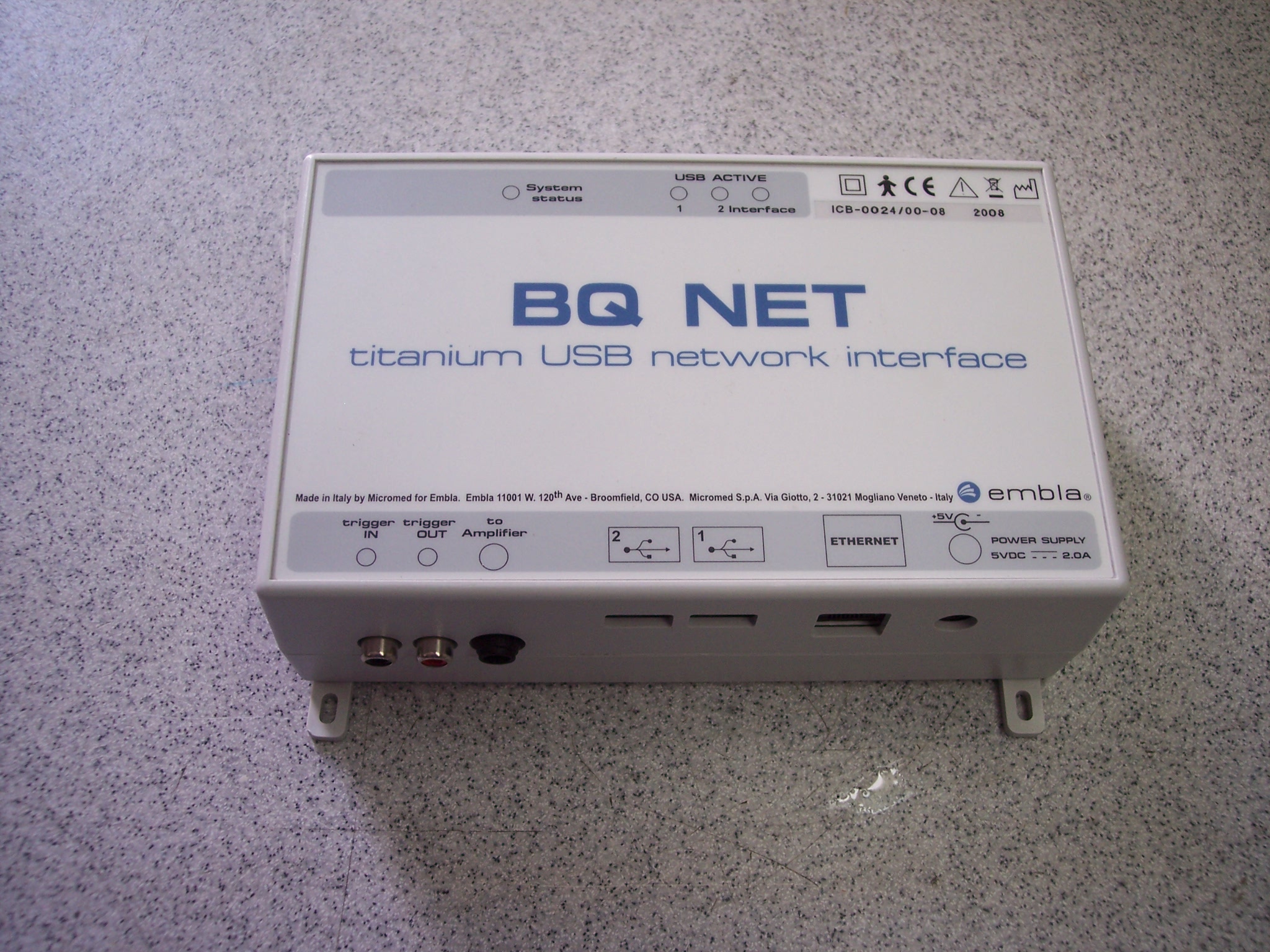 Embla BQ Net USB Network Interface