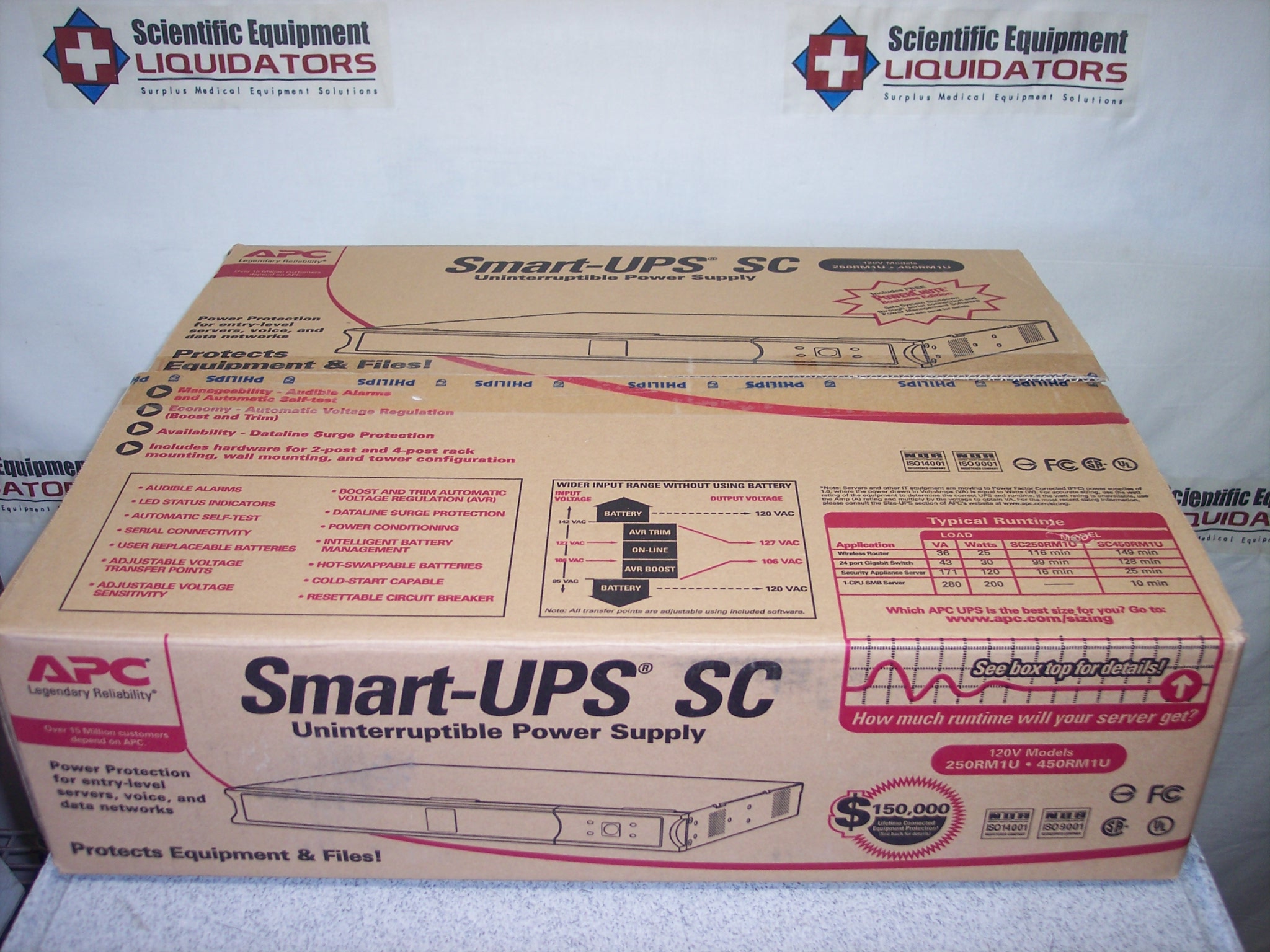 APC Smart-UPS SC 450VA 1U Rackmount/Tower UPS