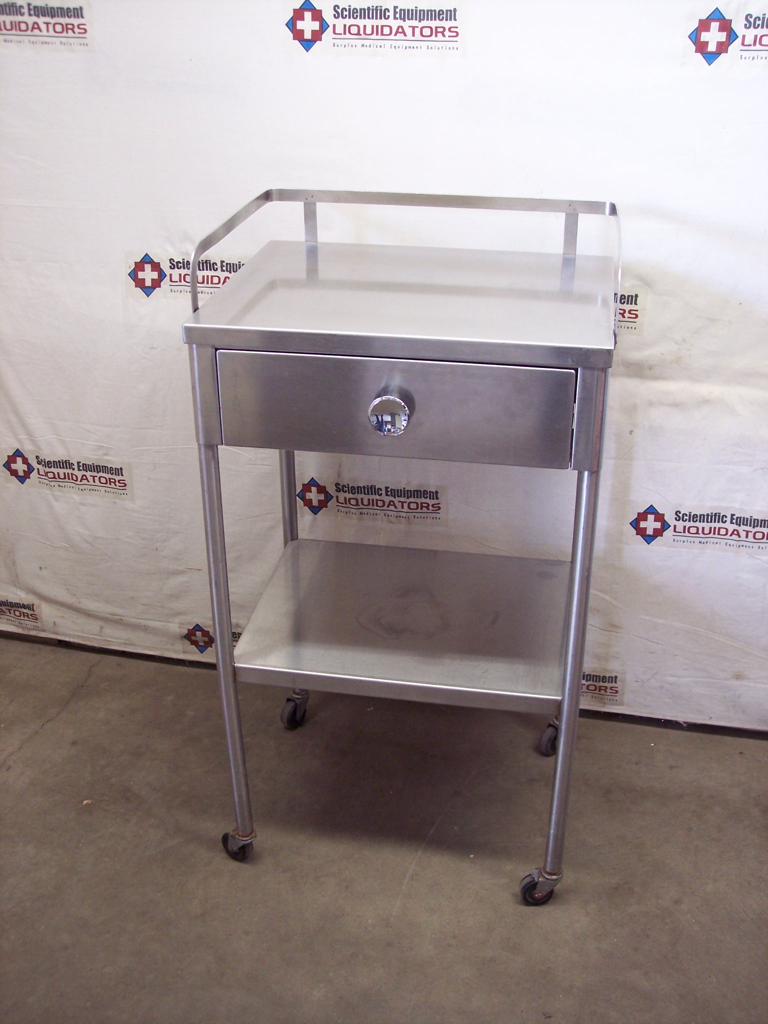 International Industries Stainless Steel Prep Stand with Drawer