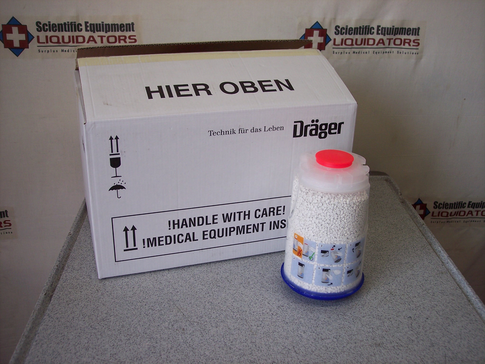 Drager Clic Absorber 800+ MX00004 Brand New (Expire March 5, 2022) - Case of 6