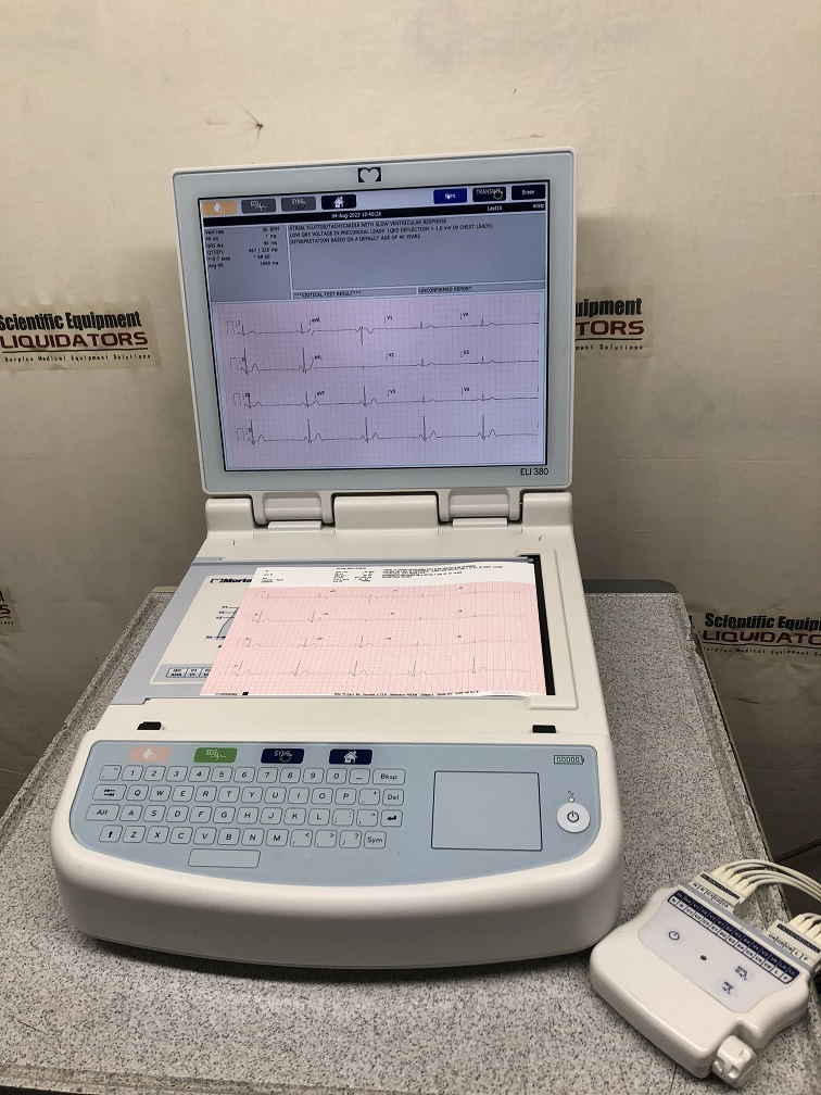 Mortara ELI 380 Interpretive Electrocardiograph 