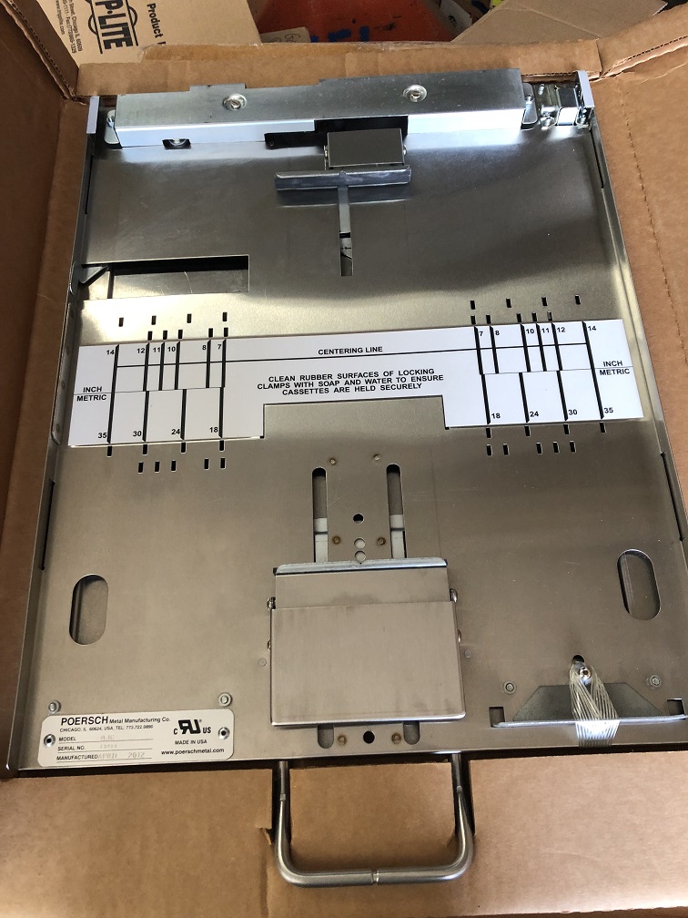 Poersch QJC Automatic Size Sensing Cassette Tray (NEW)