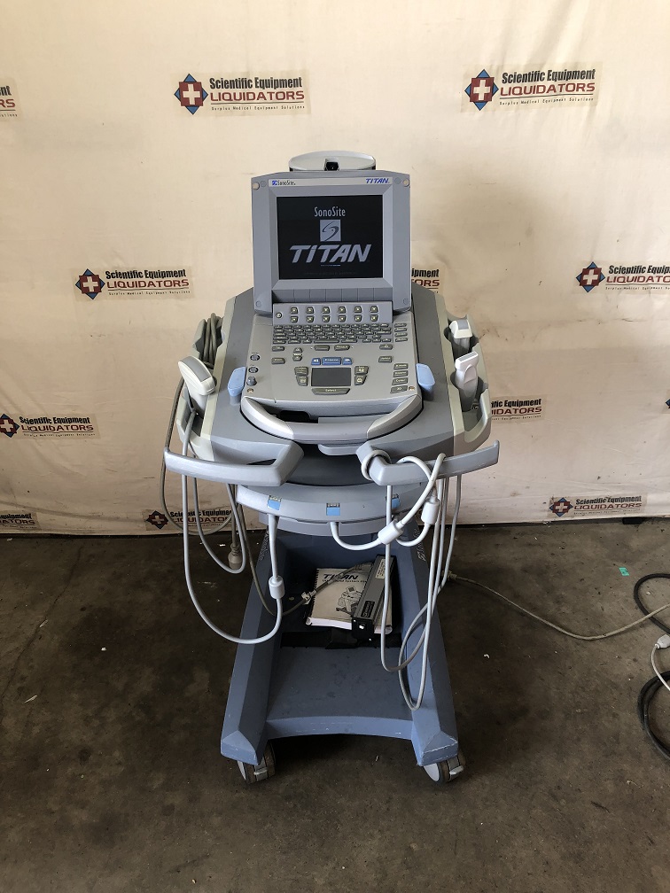 Sonosite P06501-01 Titan High Resolution Ultrasound System with P04224-14 Mobile Docking System