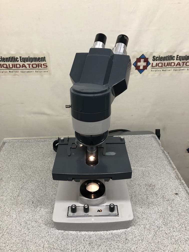 American Optical One-Ten Microscope