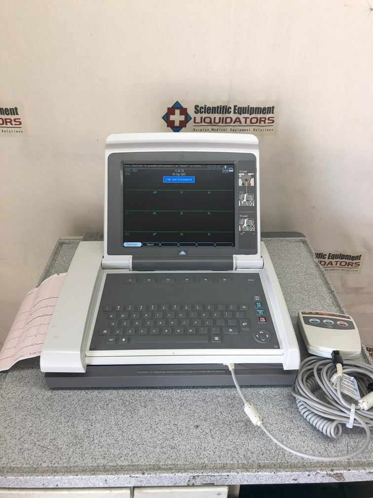 GE MAC 5500 Resting Diagnostic Interpretive ECG (No Patient Leads)