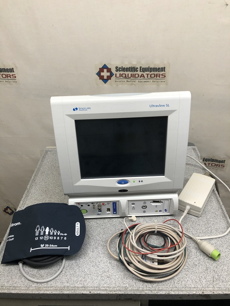 Spacelabs Ultraview SL 91369 Multiparameter Color Monitor with 91496 and 92517 Modules