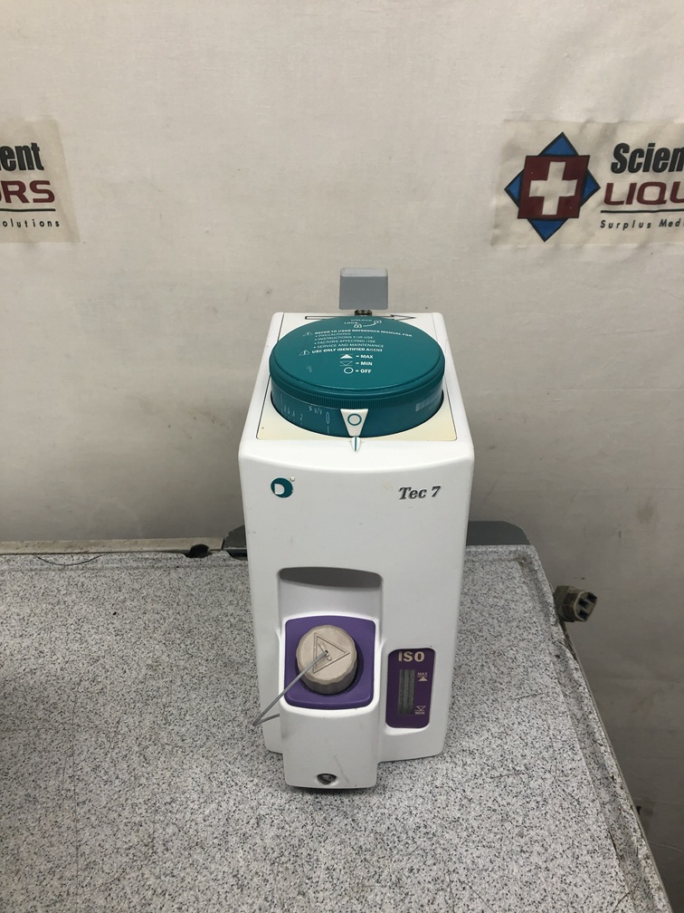 Datex-Ohmeda Tec 7 1175-9101-000 Isoflurane Anesthesia Vaporizer