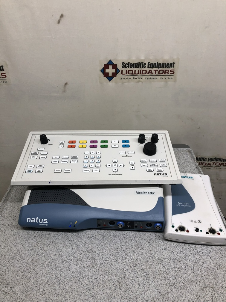 Natus EDX Base Unit with VIK EDX Control Pannel and EDX 2 Channel Amplifier