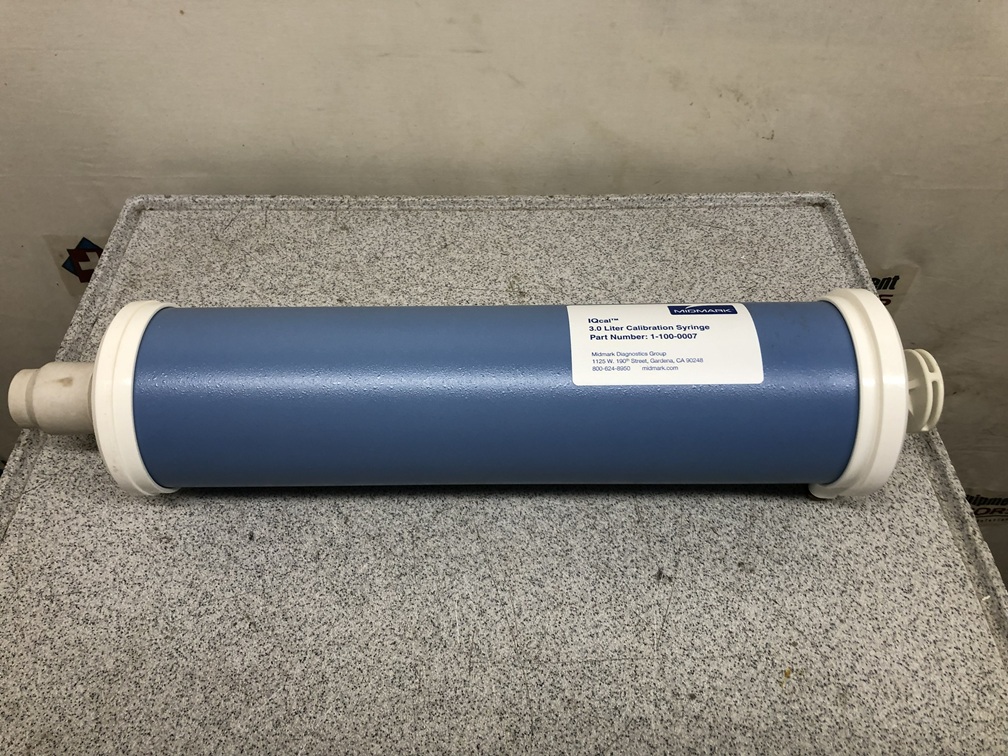 Midmark IQcal 1-100-0007 3.0 Liter Spirometer Calibration Syringe