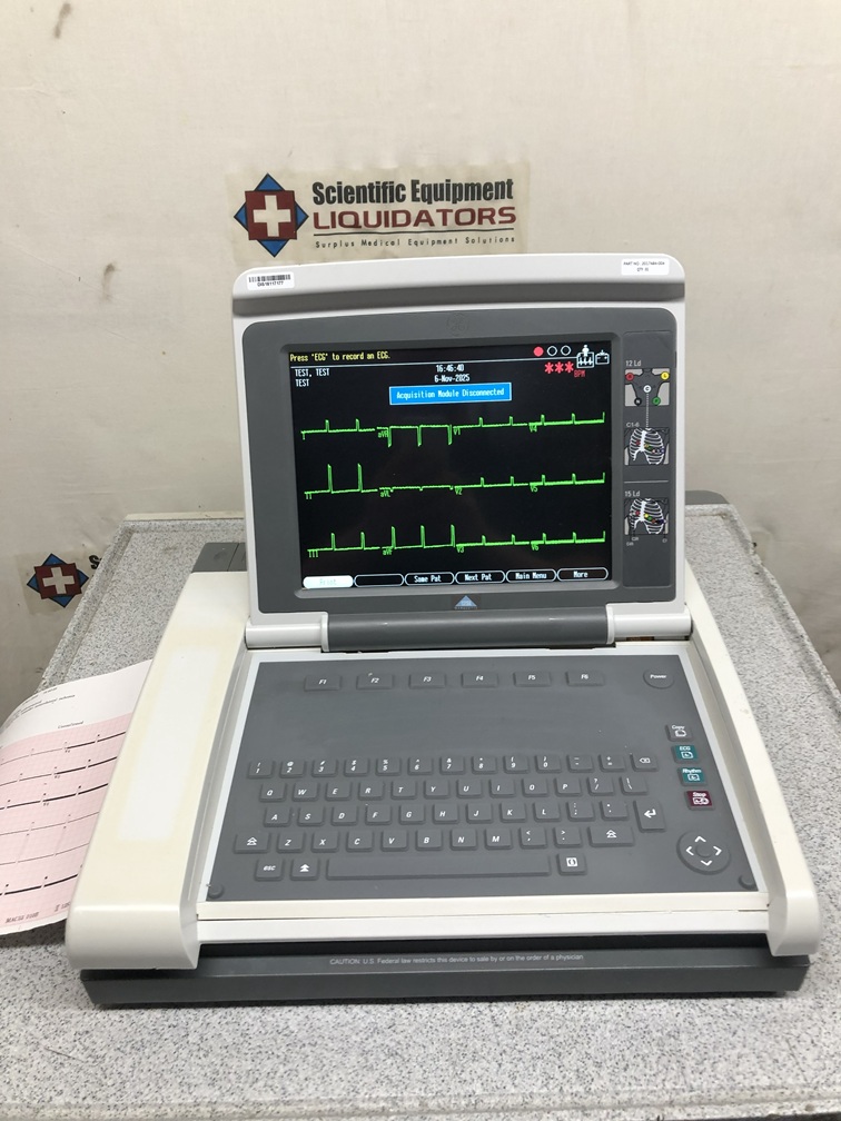 GE MAC 5500 HD Resting Diagnostic Interpretive ECG (No Acquisition Module)