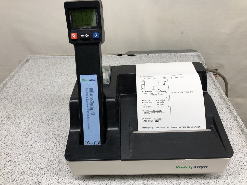 Welch Allyn 23650 MicroTymp 3 Portable Tympanometric Instrument & Printer/ Charger  Welch Allyn 2365