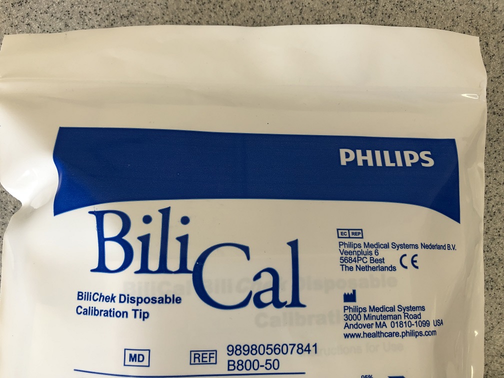 Philips 989805607841 BiliCal BiliCheck Disposable Calibration Tip, Pack of 50, Expiration 2024-01-05