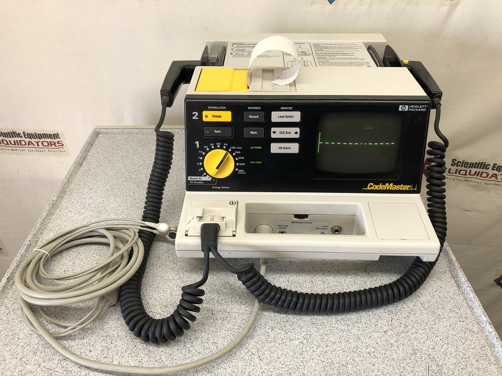 Hewlett-Packard M1723A CodeMaster Defibrillator, Recorder  