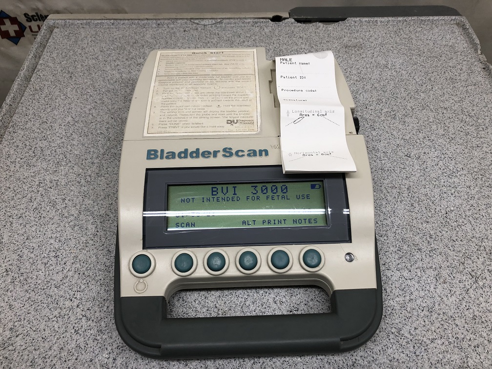 Diagnostic Ultrasound BVI 3000 Bladder Scan