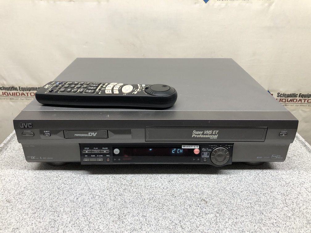 JVC SR-VS30U Super S-VHS & MiniDV VCR w/ Original Remote