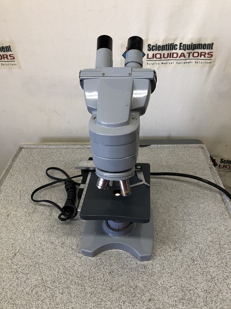 American Optical Fifty Microscope wtih 3 Objectives