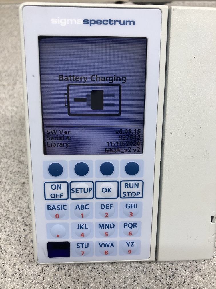 SIGMA Spectrum Infusion Pump  