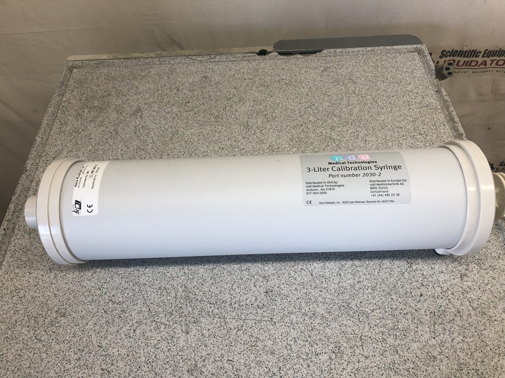 NDD Medical Technologies 2030-2, 3.0 Liter Calibration Syringe