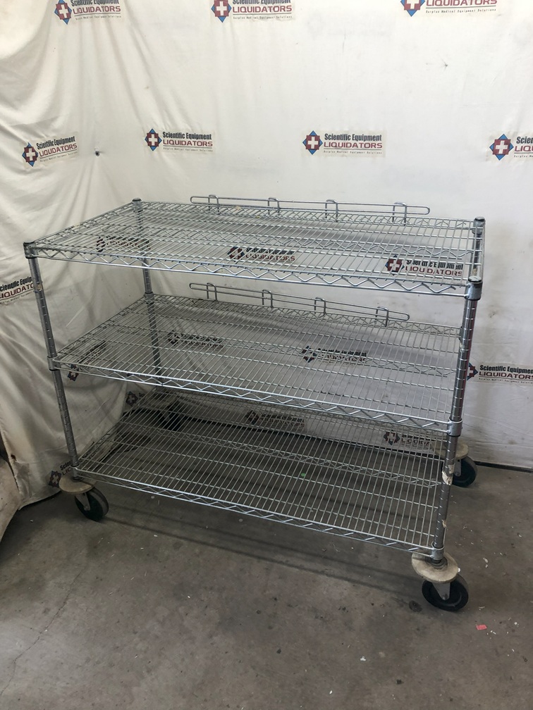 Metro 3 Shelf Wire Cart 