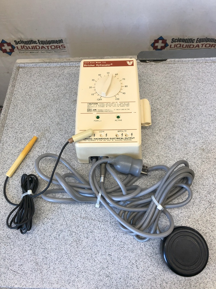 Birtcher 733 Solid State Electro-Surgery Unit (Hyfrecator) 