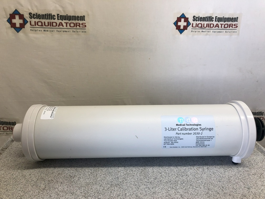 NDD Medical Technologies 2030-2, 3.0 Liter Calibration Syringe