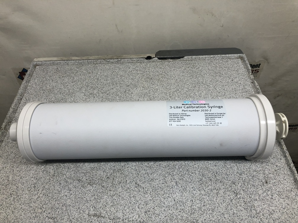 NDD Medical Technologies 2030-2, 3.0 Liter Calibration Syringe