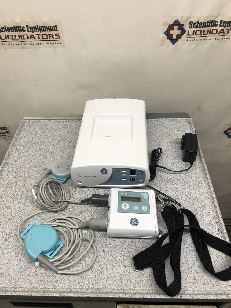 GE 2051444-004 Mini Telemetry System with 2051440-004 Mini Telemetry Wireless Fetal Monitor