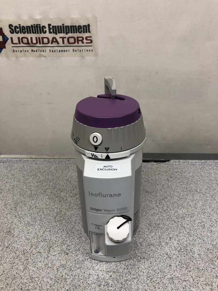 North American Drager M35054-03 Vapor 2000 Isoflurane Vaporizer