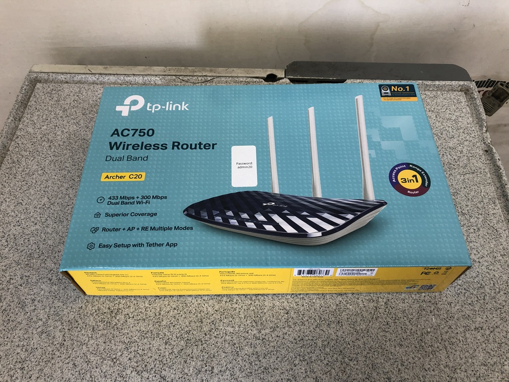TP-Link AC750 Wireless Router Archer C20 Dual Band (NEW)