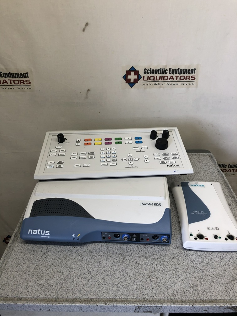 Natus EDX Base Unit with VIK EDX Control Pannel and EDX 2 Channel Amplifier